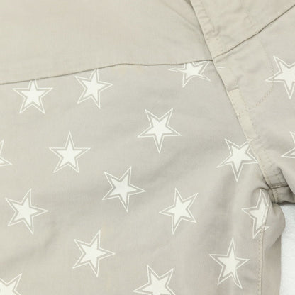 【中古】ダニエレアレッサンドリーニ DANIELE ALESSANDRINI ストレッチ コットン 星柄プリント ショートパンツ グレージュ系【サイズ29】【 状態ランクB 】【 メンズ 】
