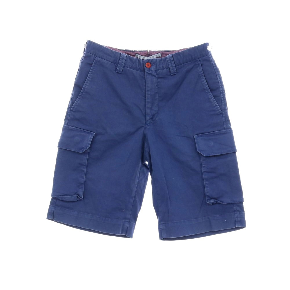 【中古】ヴィガーノ VIGANO ストレッチ コットン系 カーゴショートパンツ ダークブルー【サイズ44】【 状態ランクC 】【 メンズ 】