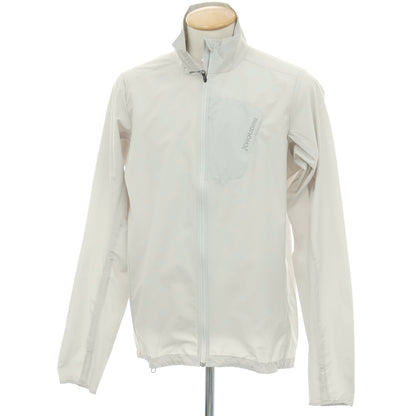 【中古】フーディニ HOUDINI ポリエステル スタンドカラー ジップアップ シェルジャケット ライトグレー【サイズS】【 状態ランクB 】【 メンズ 】