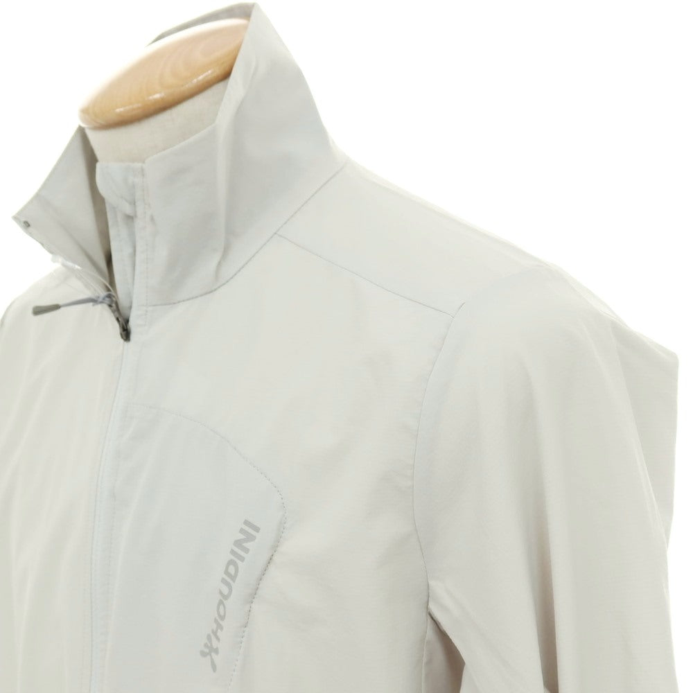 【中古】フーディニ HOUDINI ポリエステル スタンドカラー ジップアップ シェルジャケット ライトグレー【サイズS】【 状態ランクB 】【 メンズ 】