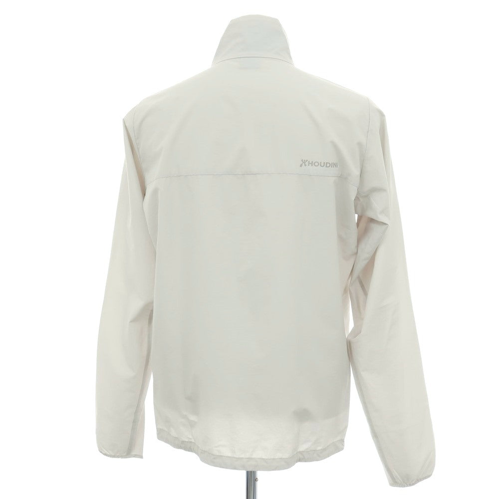 【中古】フーディニ HOUDINI ポリエステル スタンドカラー ジップアップ シェルジャケット ライトグレー【サイズS】【 状態ランクB 】【 メンズ 】
