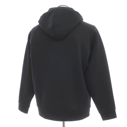 【SALE30%OFF/返品不可】【中古】トゥモローランド TOMORROWLAND スビンコットン＆ポリエステル ハーフジップ パーカー ブラック【 サイズM 】【 状態ランクB 】【 メンズ 】