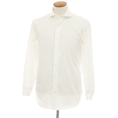【中古】リングヂャケット RING JACKET コットン ホリゾンタルカラー ドレスシャツ ホワイト【サイズ39】【 状態ランクC 】【 メンズ 】