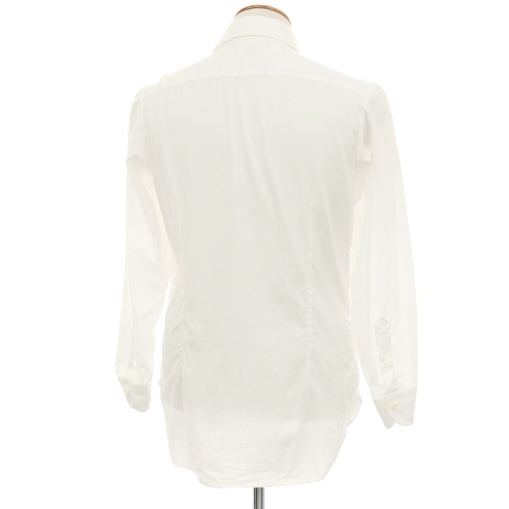 【中古】リングヂャケット RING JACKET コットン ホリゾンタルカラー ドレスシャツ ホワイト【サイズ39】【 状態ランクC 】【 メンズ 】