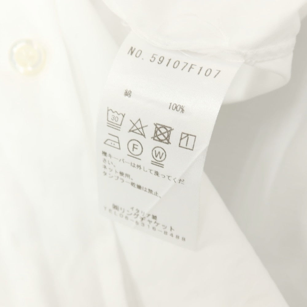 【中古】リングヂャケット RING JACKET コットン ホリゾンタルカラー ドレスシャツ ホワイト【サイズ39】【 状態ランクC 】【 メンズ 】