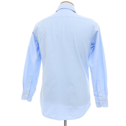【中古】リングヂャケット RING JACKET コットン ホリゾンタルカラー ドレスシャツ ブルー【サイズ40】【 状態ランクC 】【 メンズ 】