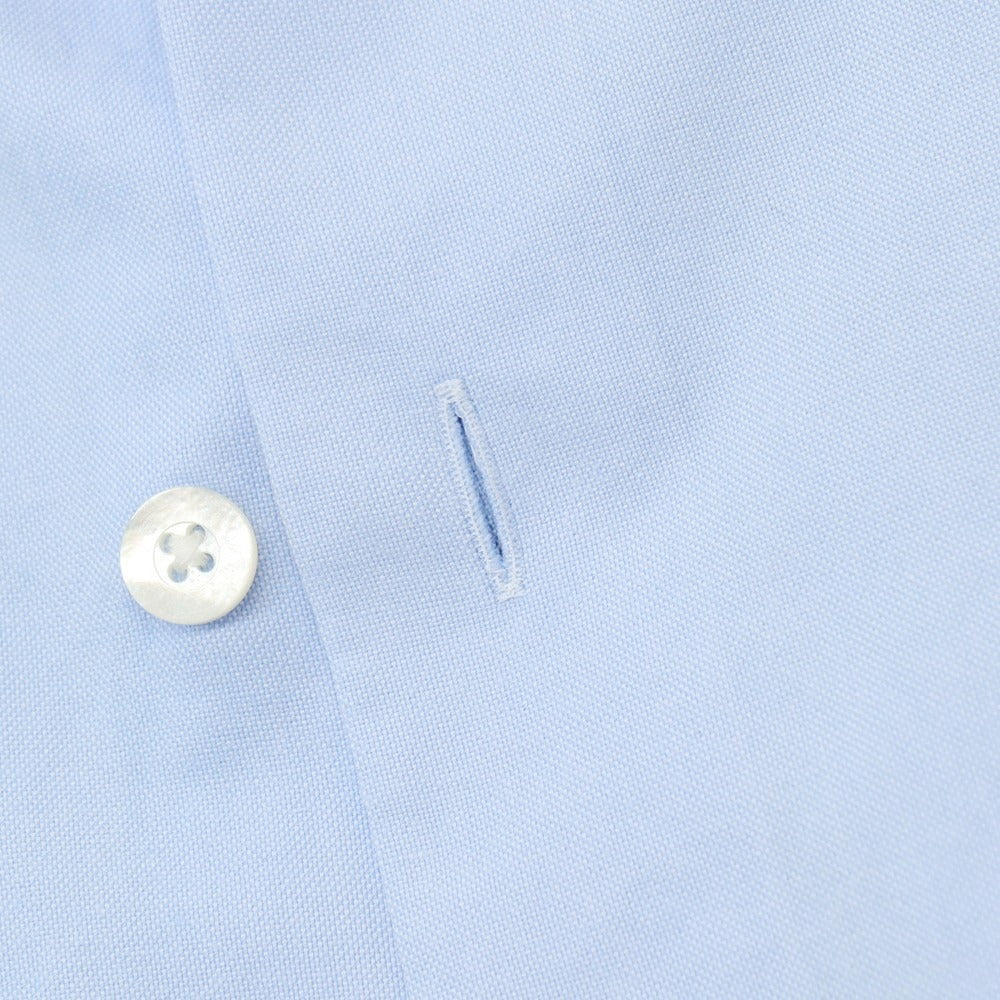 【中古】リングヂャケット RING JACKET コットン ホリゾンタルカラー ドレスシャツ ブルー【サイズ40】【 状態ランクC 】【 メンズ 】