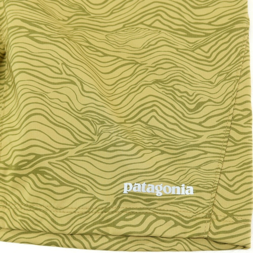 【中古】パタゴニア patagonia ポリエステル ショートパンツ イエロー【サイズS】【 状態ランクB 】【 メンズ 】