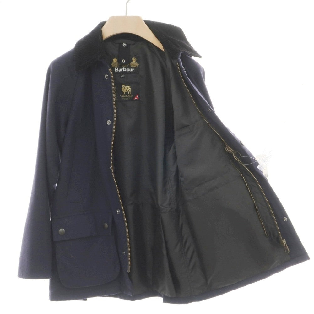 【中古】バブアー Barbour SL BEDALE ビデイル ブリティッシュウール フィールドジャケット ネイビー【サイズ34】【 状態ランクB 】【 メンズ 】