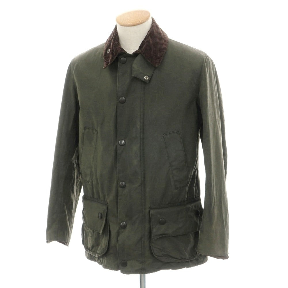 【中古】バブアー Barbour SL BEWICK ワックスコットン フィールドジャケット オリーブグリーン【サイズ36】【 状態ランクC 】【 メンズ 】