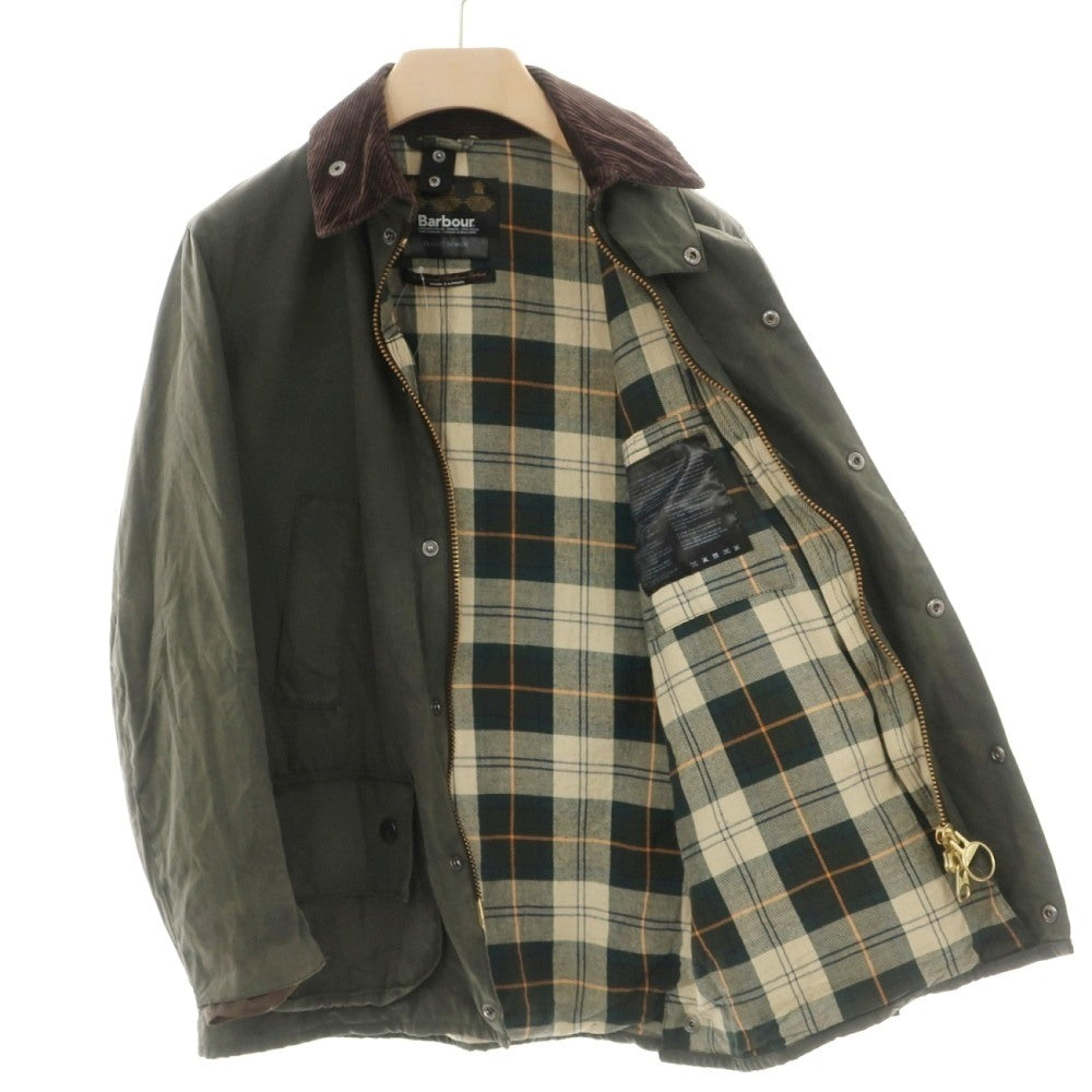 【中古】バブアー Barbour SL BEWICK ワックスコットン フィールドジャケット オリーブグリーン【サイズ36】【 状態ランクC 】【 メンズ 】