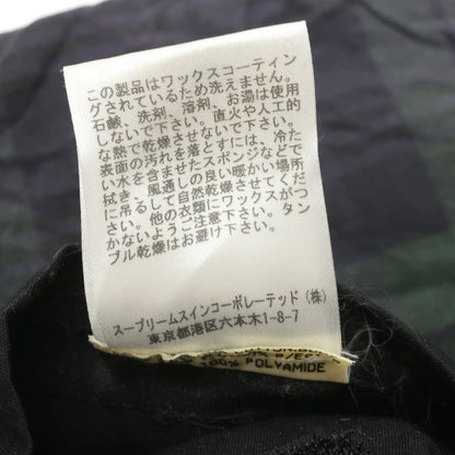 【中古】バブアー Barbour SL BEDALE ビデイル ワックスコットン チェック フィールドジャケット ネイビーxグリーン【サイズ36】【 状態ランクC 】【 メンズ 】