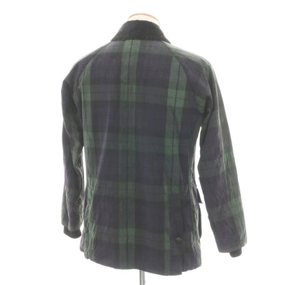 【中古】バブアー Barbour SL BEDALE ビデイル ワックスコットン チェック フィールドジャケット ネイビーxグリーン【サイズ36】【 状態ランクC 】【 メンズ 】