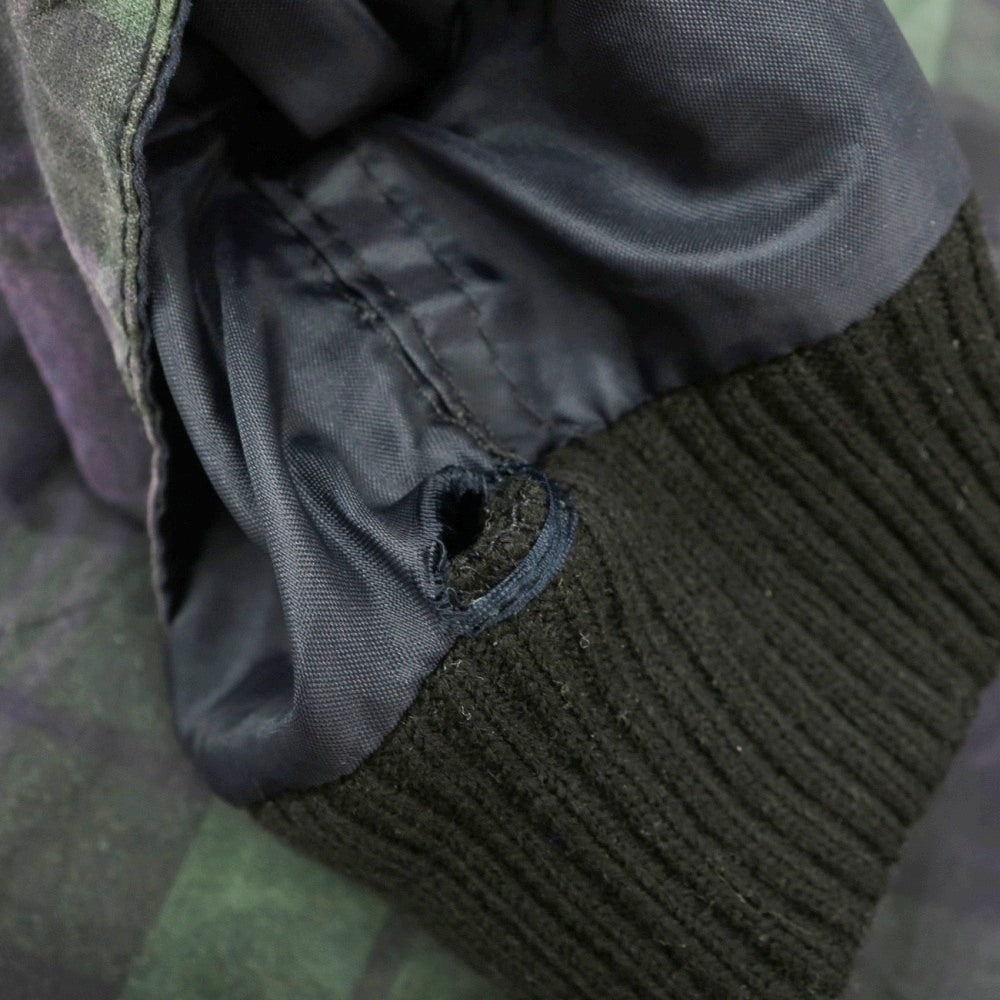 【中古】バブアー Barbour SL BEDALE ビデイル ワックスコットン チェック フィールドジャケット ネイビーxグリーン【サイズ36】【 状態ランクC 】【 メンズ 】