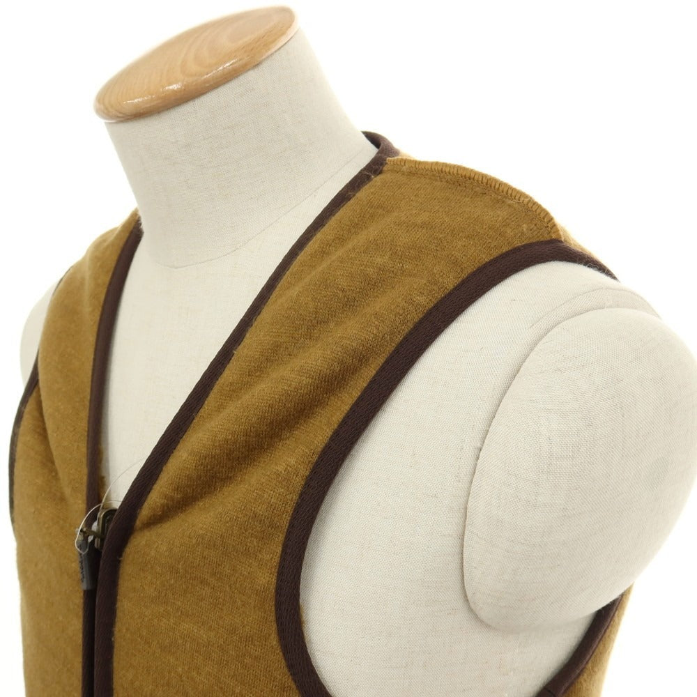 【中古】バブアー Barbour アクリルポリエステル ジップアップ ファー ライナーベスト ブラウン【サイズ34】【 状態ランクC 】【 メンズ 】