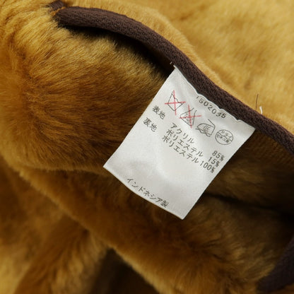 【中古】バブアー Barbour アクリルポリエステル ジップアップ ファー ライナーベスト ブラウン【サイズ34】【 状態ランクC 】【 メンズ 】
