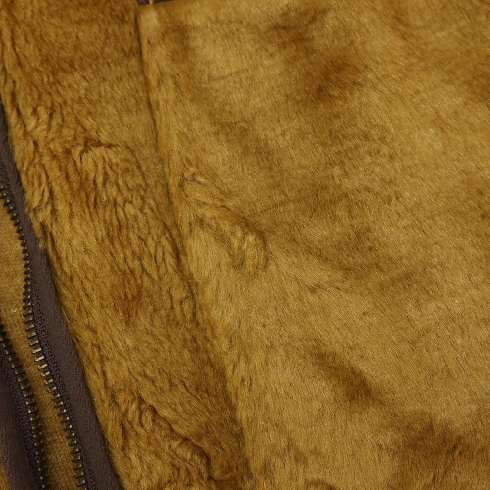【中古】バブアー Barbour アクリルポリエステル ジップアップ ファー ライナーベスト ブラウン【サイズ34】【 状態ランクC 】【 メンズ 】