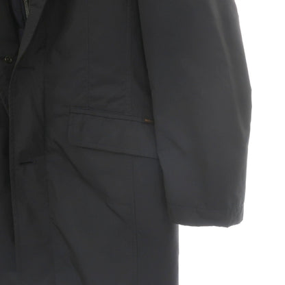 【中古】ムーレー MOORER ポリエステル ライナーダウンベスト付き コート ダークネイビー【サイズ46】【 状態ランクC 】【 メンズ 】