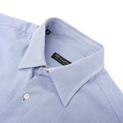 【中古】スティレ ラティーノ STILE LATINO コットン レギュラーカラー ドレスシャツ ライトブルー【サイズ39】【 状態ランクD 】【 メンズ 】