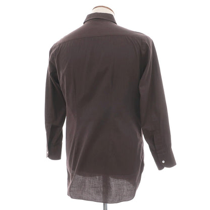 【中古】スティレ ラティーノ STILE LATINO コットン レギュラーカラー カジュアルシャツ ブラウン【サイズ39】【 状態ランクC 】【 メンズ 】