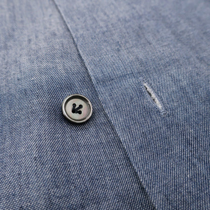 【中古】スティレ ラティーノ STILE LATINO コットン レギュラーカラー カジュアルシャツ ブルー【サイズ39】【 状態ランクC 】【 メンズ 】