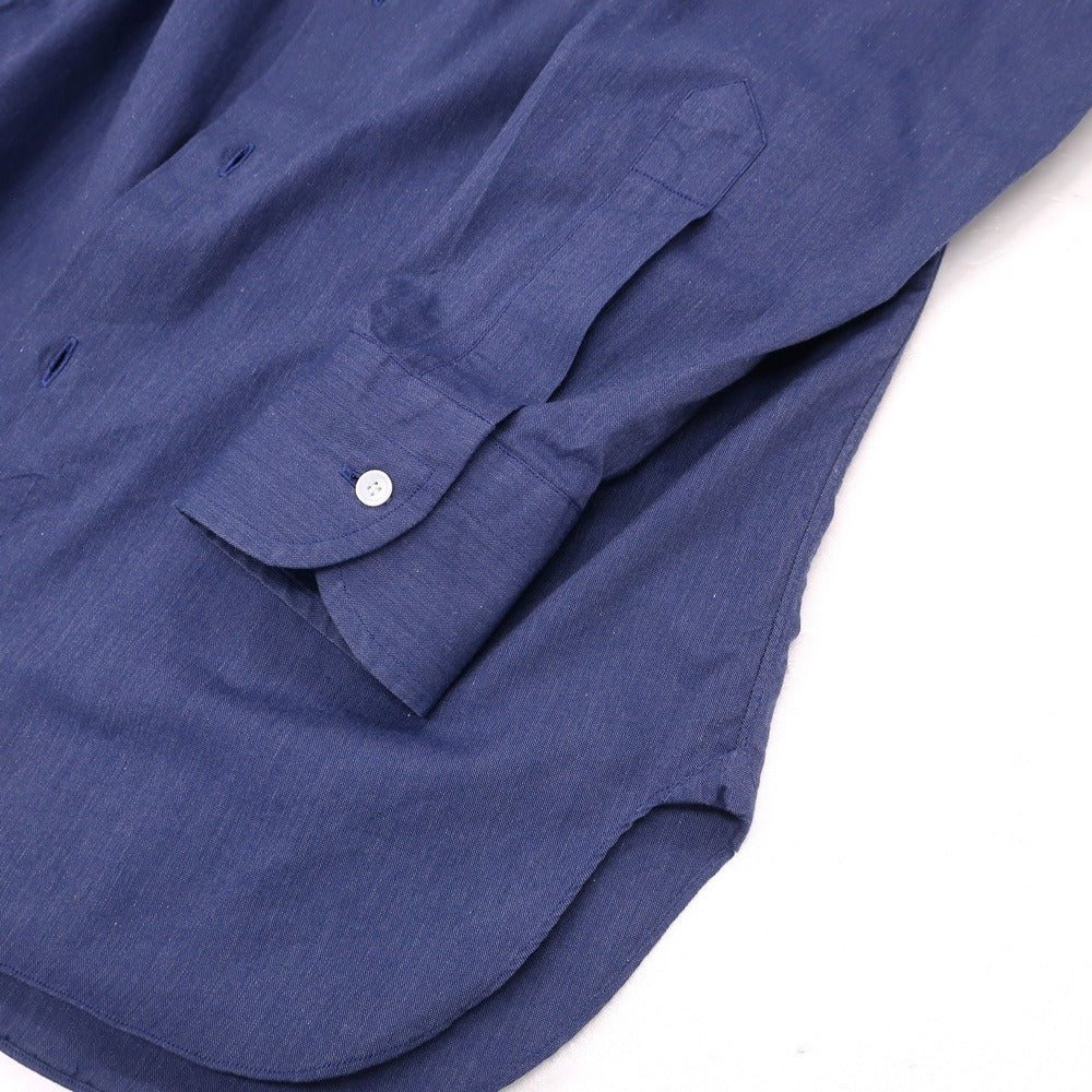 【中古】スティレ ラティーノ STILE LATINO コットン レギュラーカラー カジュアルシャツ パープルブルー【サイズ39】【 状態ランクC 】【 メンズ 】