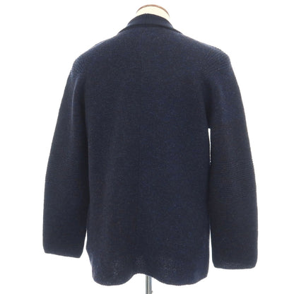 【中古】トゥモローランド TOMORROWLAND tricot ウール ジャケット型 カーディガン ネイビー【サイズM】【 状態ランクB 】【 メンズ 】