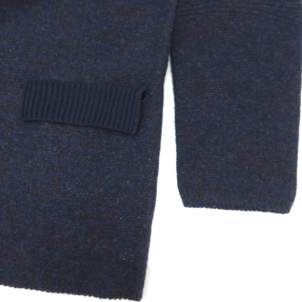 【中古】トゥモローランド TOMORROWLAND tricot ウール ジャケット型 カーディガン ネイビー【サイズM】【 状態ランクB 】【 メンズ 】