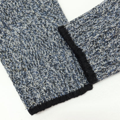 【中古】トゥモローランド TOMORROWLAND tricot ウールナイロン クルーネック プルオーバーニット ネイビー系【サイズM】【 状態ランクC 】【 メンズ 】