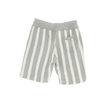 【SALE30%OFF/返品不可】【中古】パニカーレ PANICALE コットンナイロン ストライプ ニット ショートパンツ グレーxホワイト【 サイズ48 】【 状態ランクB 】【 メンズ 】
