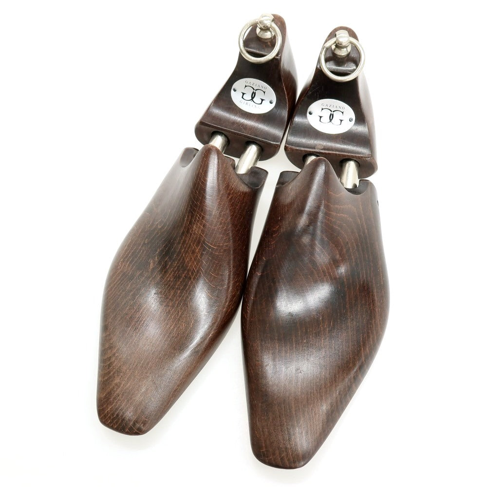 【中古】ガジアーノ＆ガーリング GAZIANO &amp; GIRLING TG73 木製 シューツリー シューキーパー ダークブラウン【サイズ6 1/2 E】【 状態ランクB 】【 メンズ 】