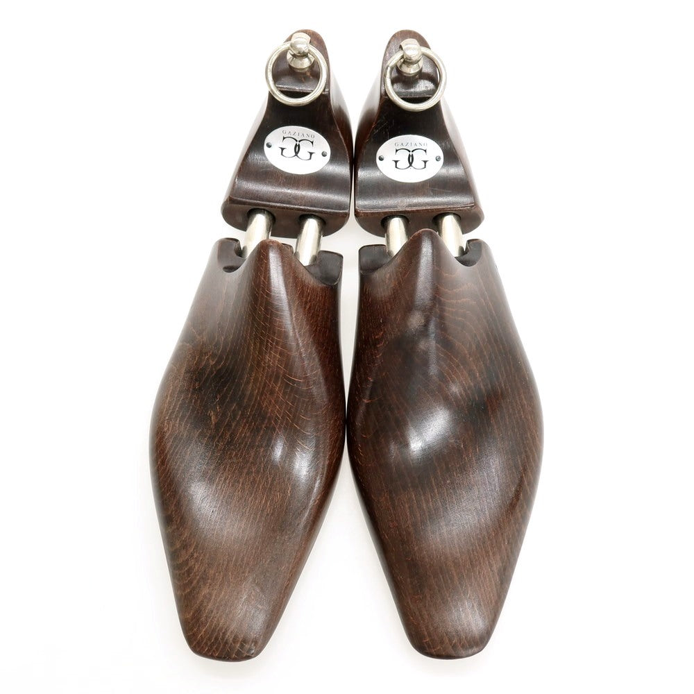 【中古】ガジアーノ＆ガーリング GAZIANO &amp; GIRLING TG73 木製 シューツリー シューキーパー ダークブラウン【サイズ6 1/2 E】【 状態ランクB 】【 メンズ 】