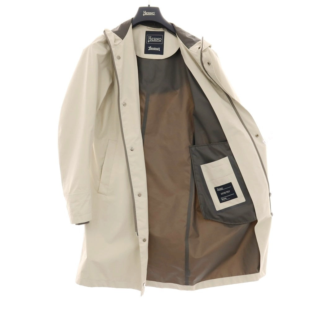 中古】ヘルノ Herno Laminar GORE-TEX ポリエステル フーデッドコート