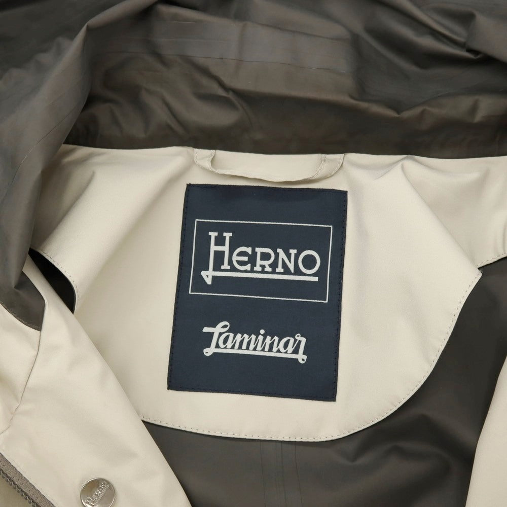 中古】ヘルノ Herno Laminar GORE-TEX ポリエステル フーデッドコート
