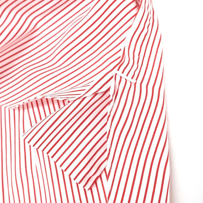 【中古】タイユアタイ TIE YOUR TIE コットン ストライプ レギュラーカラー ドレスシャツ ホワイトxレッド【サイズ41】【 状態ランクB 】【 メンズ 】