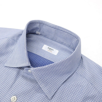 【中古】バルバ BARBA CULTO コットン レギュラーカラー ドレスシャツ ブルー【サイズ42】【 状態ランクB 】【 メンズ 】