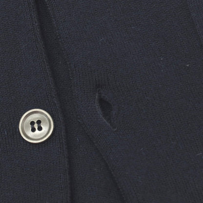 【中古】ジョンスメドレー JOHN SMEDLEY ウール 襟付き カーディガン ネイビー【サイズM】【 状態ランクB 】【 メンズ 】