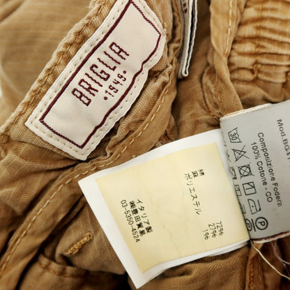 【中古】ブリリア1949 BRIGLIA 1949 コットンリネンポリエステル イージーカジュアルパンツ ライトブラウン【サイズ48】【 状態ランクC 】【 メンズ 】