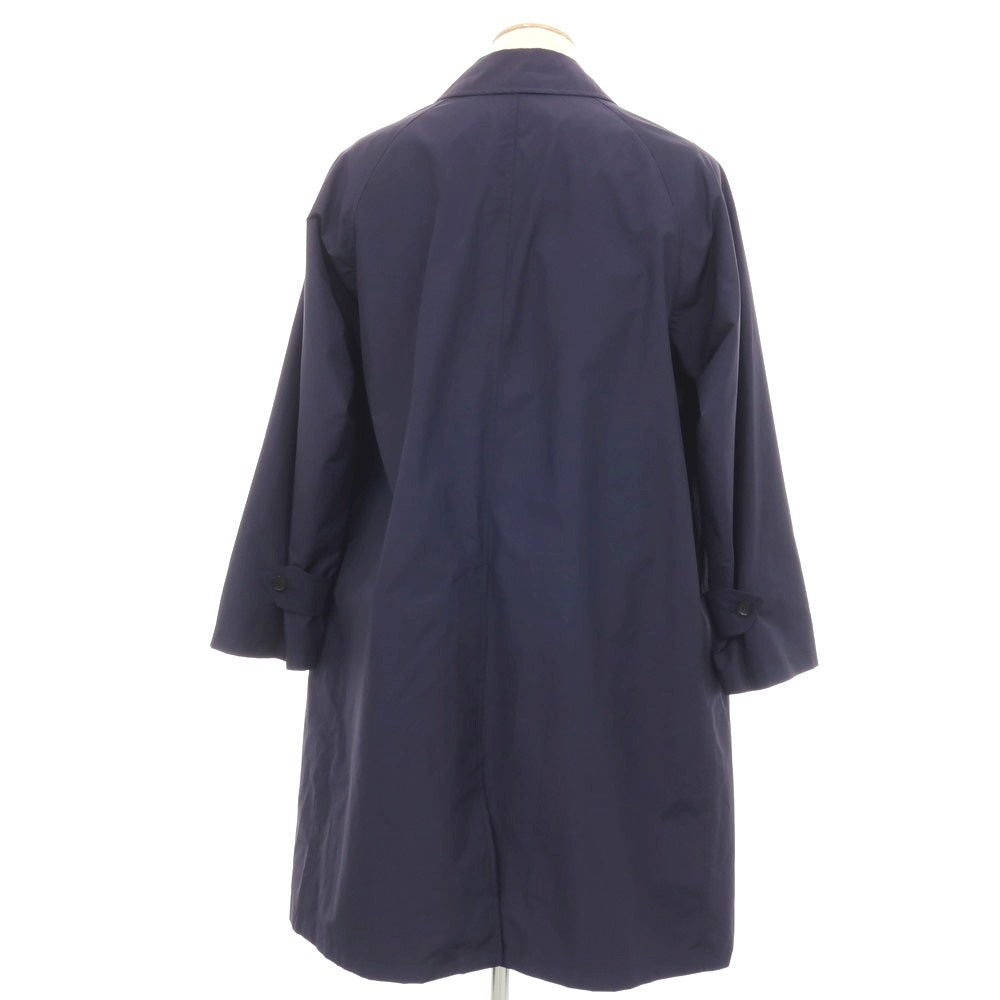 【中古】ビームスエフ BEAMS F ポリエステルコットン ステンカラーコート ネイビー【サイズ36】【 状態ランクB 】【 メンズ 】