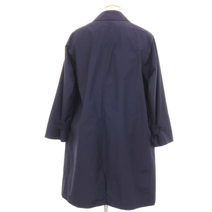 【中古】ビームスエフ BEAMS F ポリエステルコットン ステンカラーコート ネイビー【サイズ36】【 状態ランクB 】【 メンズ 】
