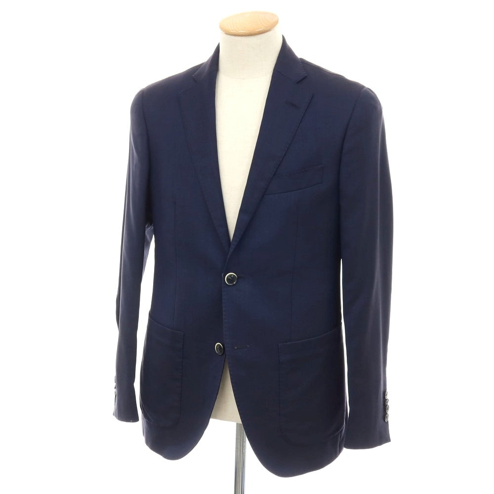 【中古】サルトリア ラトーレ SARTORIA LATORRE ETROPE R ウール2B テーラードジャケット ネイビー【サイズ44】【 状態ランクC 】【 メンズ 】