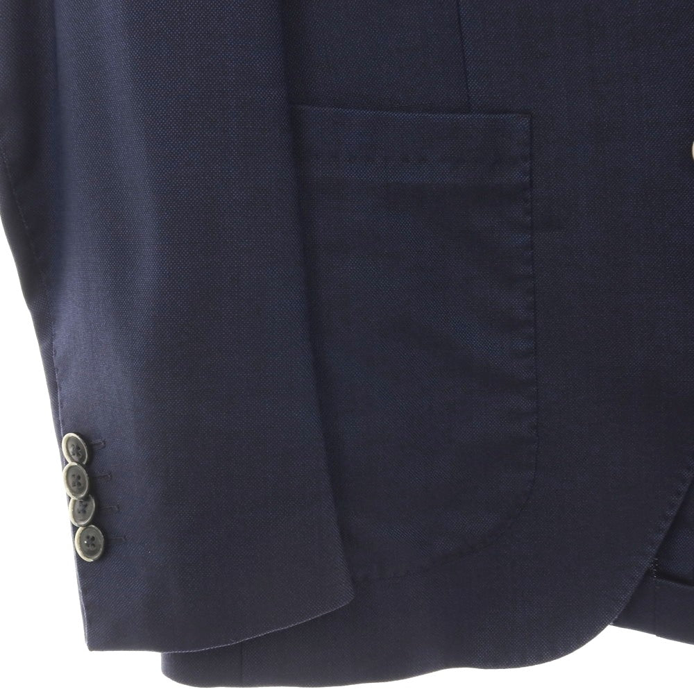 【中古】サルトリア ラトーレ SARTORIA LATORRE ETROPE R ウール2B テーラードジャケット ネイビー【サイズ44】【 状態ランクC 】【 メンズ 】