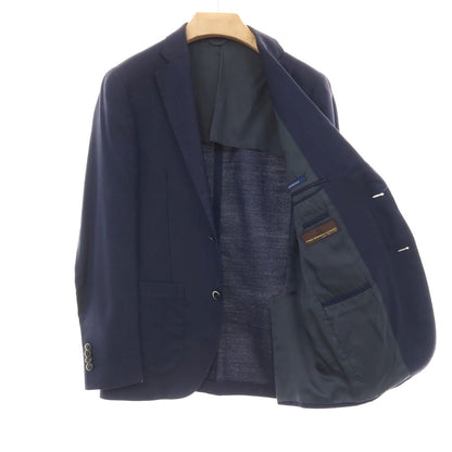 【中古】サルトリア ラトーレ SARTORIA LATORRE ETROPE R ウール2B テーラードジャケット ネイビー【サイズ44】【 状態ランクC 】【 メンズ 】