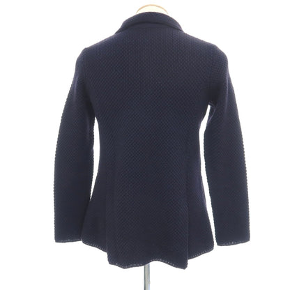 【中古】リングヂャケット RING JACKET ウール 3つボタン ニットジャケット ネイビー【サイズS】【 状態ランクB 】【 メンズ 】