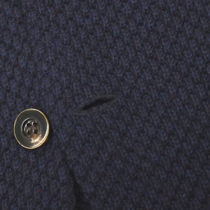 【中古】リングヂャケット RING JACKET ウール 3つボタン ニットジャケット ネイビー【サイズS】【 状態ランクB 】【 メンズ 】