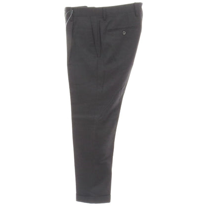 【中古】ジェルマーノ GERMANO BEAMS F別注 ウールポリウレタン ドレススラックスパンツ チャコールグレー【サイズ44】【 状態ランクC 】【 メンズ 】