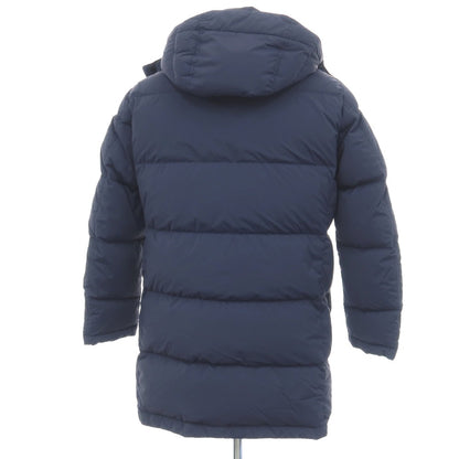 【中古】ダーバン D’URBAN ナイロンポリウレタン スタンドカラー ダウンコート ライトネイビー【サイズM】【 状態ランクC 】【 メンズ 】