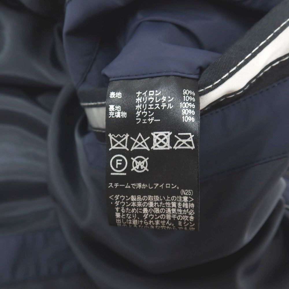 【中古】ダーバン D’URBAN ナイロンポリウレタン スタンドカラー ダウンコート ライトネイビー【サイズM】【 状態ランクC 】【 メンズ 】