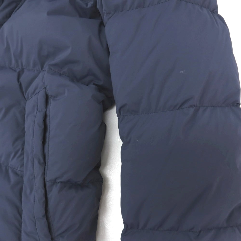 【中古】ダーバン D’URBAN ナイロンポリウレタン スタンドカラー ダウンコート ライトネイビー【サイズM】【 状態ランクC 】【 メンズ 】