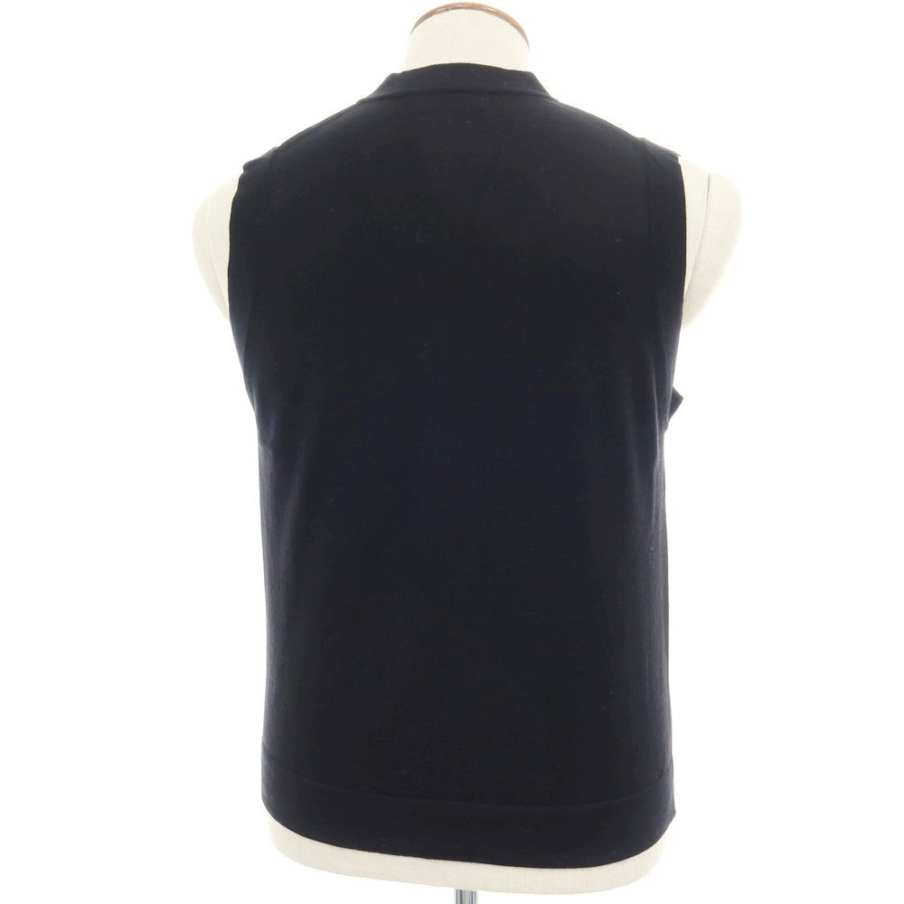 【中古】ダーバン D’URBAN ウール Zeal ニットベスト ブラック【サイズM】【 状態ランクA 】【 メンズ 】